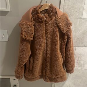 Alo Brown Sherpa Jacket